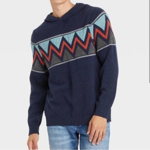 Goodfellow & Co sz L hooded sweater nwt warm soft - Picture 2 of 7